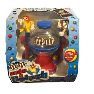 M&M's Make‎ a Splash Chocolate Dispenser Limited Edition NIB